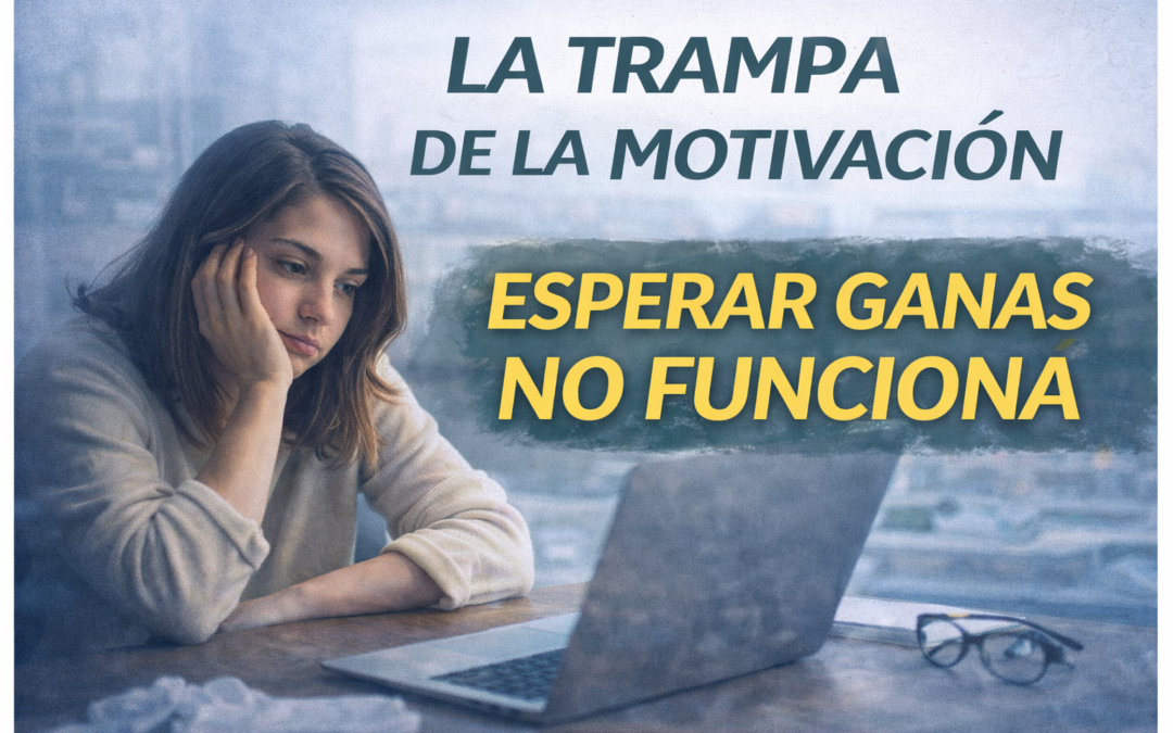 La trampa de la motivación: Por qué esperar a sentirse bien te mantiene estancado
