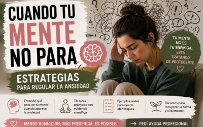 Cuando tu mente no para: estrategias para regular la ansiedad y recuperar calma