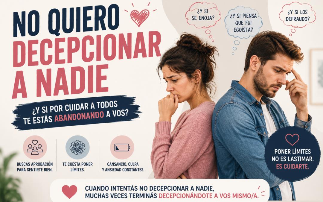 “No quiero decepcionar a nadie”