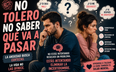 “No tolero no saber qué va a pasar”