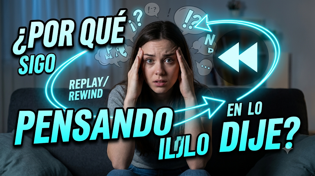 ¿Por qué no puedo dejar de pensar en lo que dije?