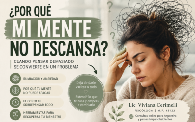 ¿Por qué mi mente no descansa? Cómo el sobrepensamiento alimenta la ansiedad