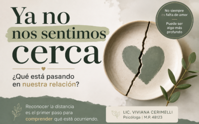 Ya no nos sentimos cerca: ¿qué pasó con nuestra pareja?